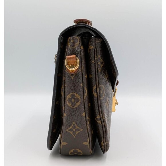 Pre-owned Louis Vuitton Monogram Canvas Pochette Métis Bag Brown M44875 - Picture 3 of 16